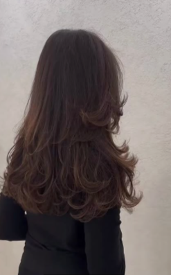 Regular blow-dry for long hair