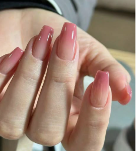 Nail Extensions with the Client