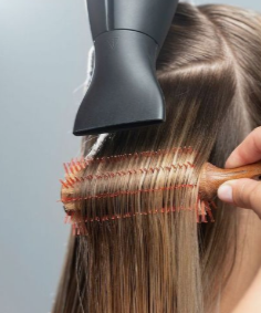 Long Hair Blow-Drying
