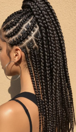 Long Hair Braids