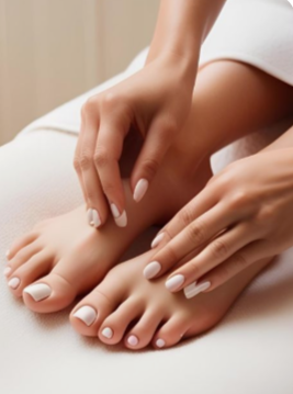 Manicure and Pedicure with Hand and Foot Spa