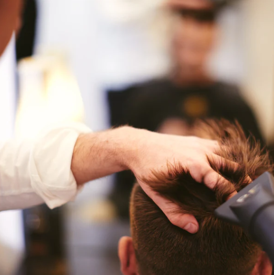 Short hair straightening (normal straightening)