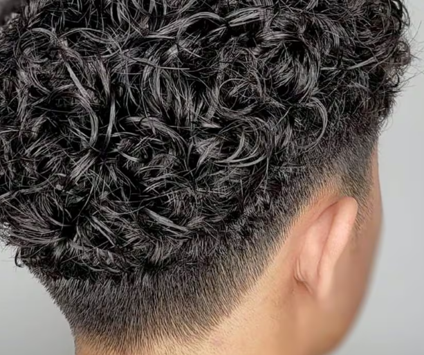 Curling hair (perm)