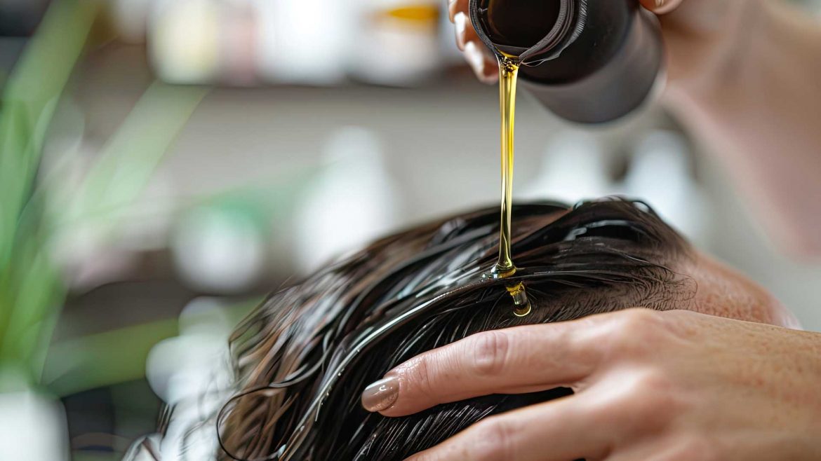 Hair oil bath
