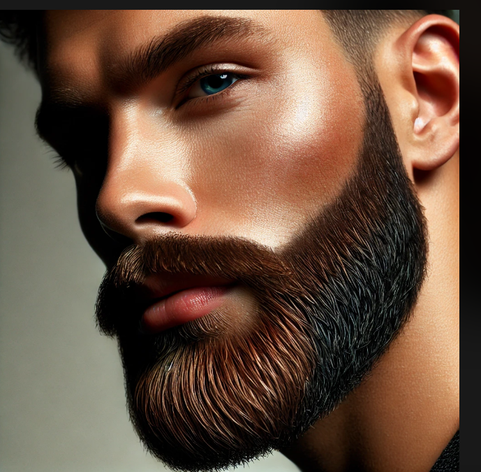 Highlight for beard hair