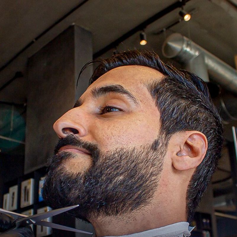 Beard straightening