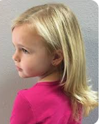 Hair straightening for children (straightening) girls