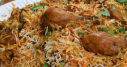 Chicken Biryani with Rice