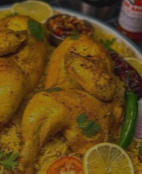Quarter Chicken with Water