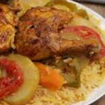 Quarter Madfoon Chicken with Rice