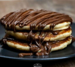 Large Nutella Pancakes