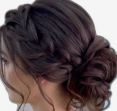 Light long hairdo