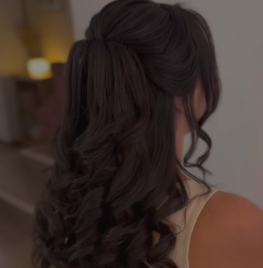 Medium hairdo