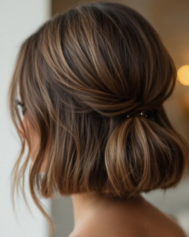 Short hair styling