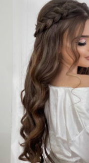 Long hair styling