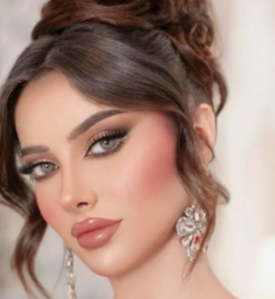 Evening makeup for one person