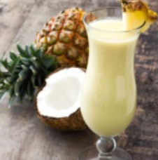 Pina colada milk