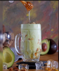 Avocado honey-nuts