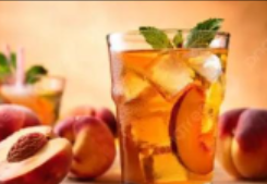 Peach iced tea