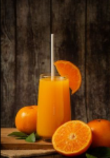 an orange