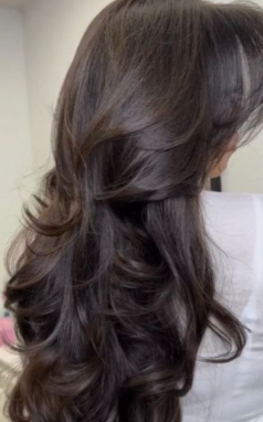 Long Hair Volume Blow Dry