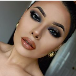 heavy makeup
