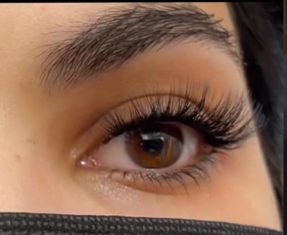 Weekly eyelashes on the tip - Heavy