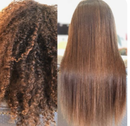 Long hair protein treatment