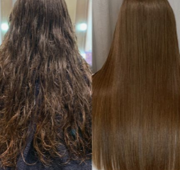 Very long hair protein treatment