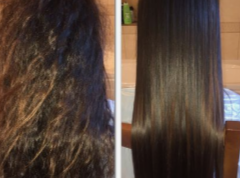 Medium hair perm