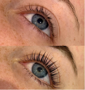 Eyelashes tinting