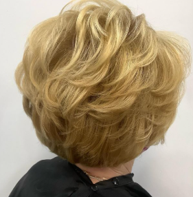 Hair blow Dry with wavey - Very Short
