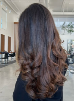 Hair blow Dry with wavey - Very Long